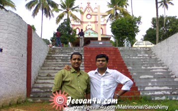 Anish Jose Manoj at St thomas Church Thampalakkadu